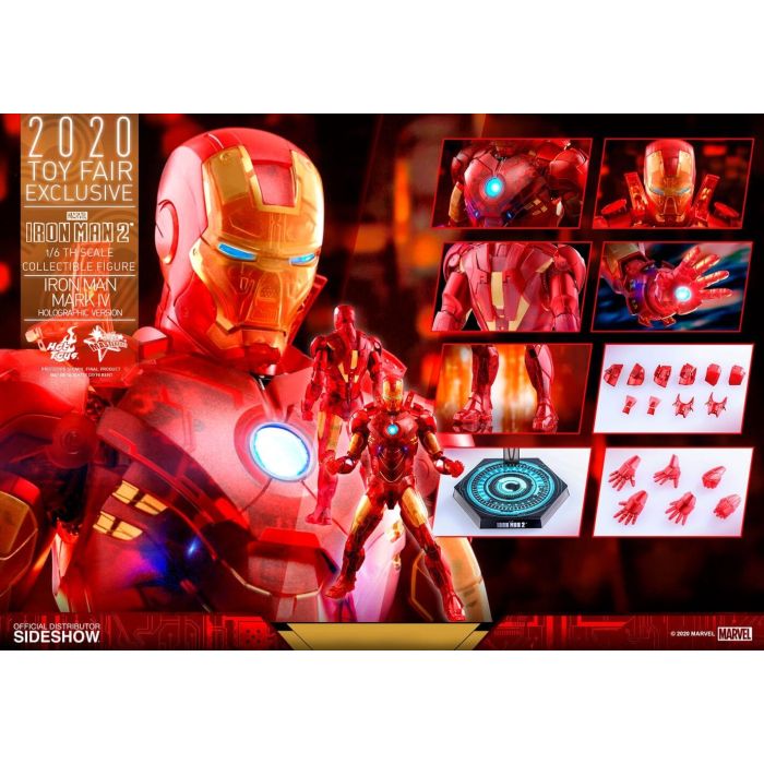 Iron Man Mark IV (Holographic Version) 1:6 scale Figure - Iron Man - Hot Toys