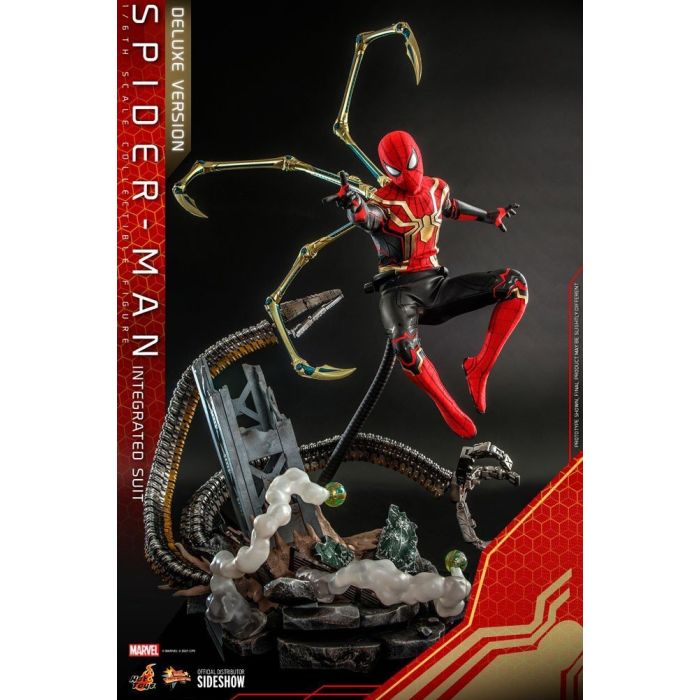 Spider-Man Integrated Suit 1:6 Scale Deluxe Figure - Hot Toys - Spider-Man No Way Home