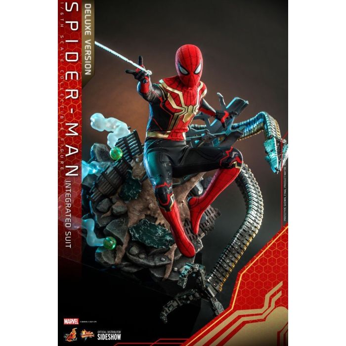 Spider-Man Integrated Suit 1:6 Scale Deluxe Figure - Hot Toys - Spider-Man No Way Home