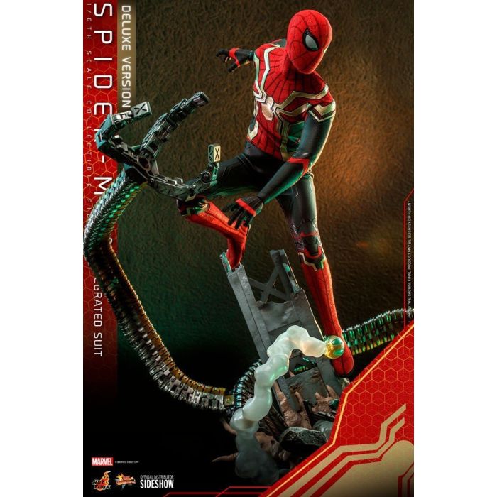 Spider-Man Integrated Suit 1:6 Scale Deluxe Figure - Hot Toys - Spider-Man No Way Home
