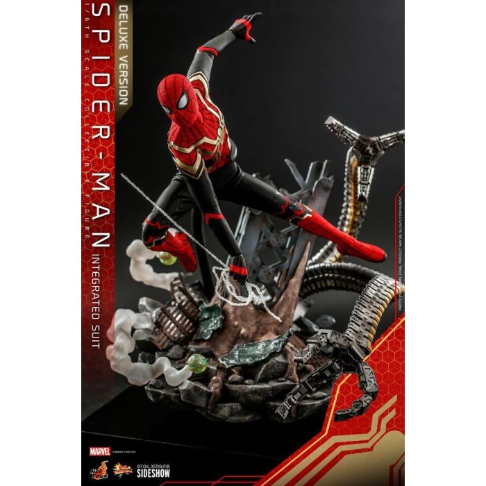 Spider-Man Integrated Suit 1:6 Scale Deluxe Figure - Hot Toys - Spider-Man No Way Home