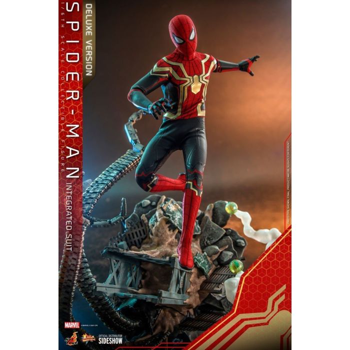Spider-Man Integrated Suit 1:6 Scale Deluxe Figure - Hot Toys - Spider-Man No Way Home