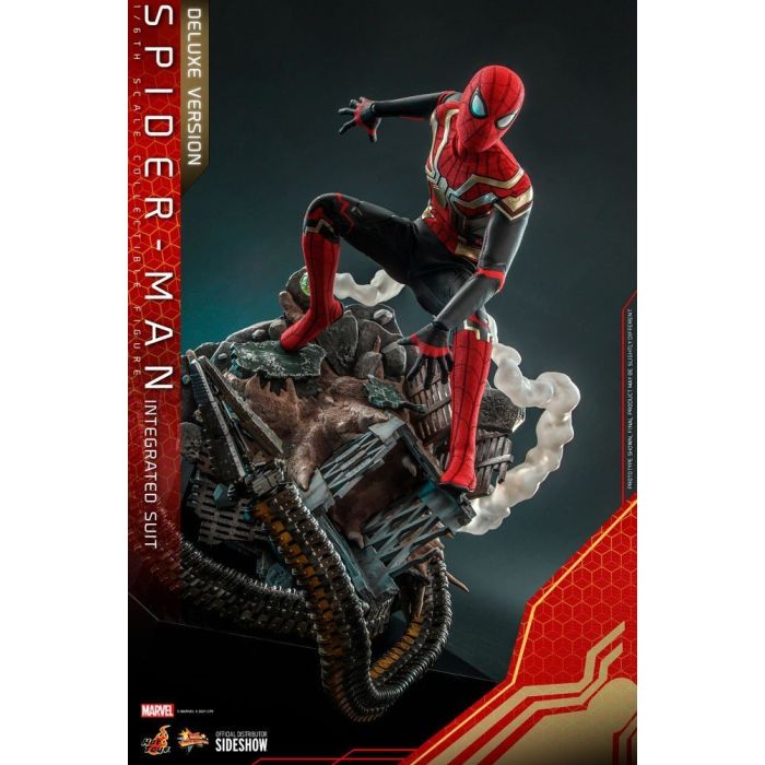 Spider-Man Integrated Suit 1:6 Scale Deluxe Figure - Hot Toys - Spider-Man No Way Home