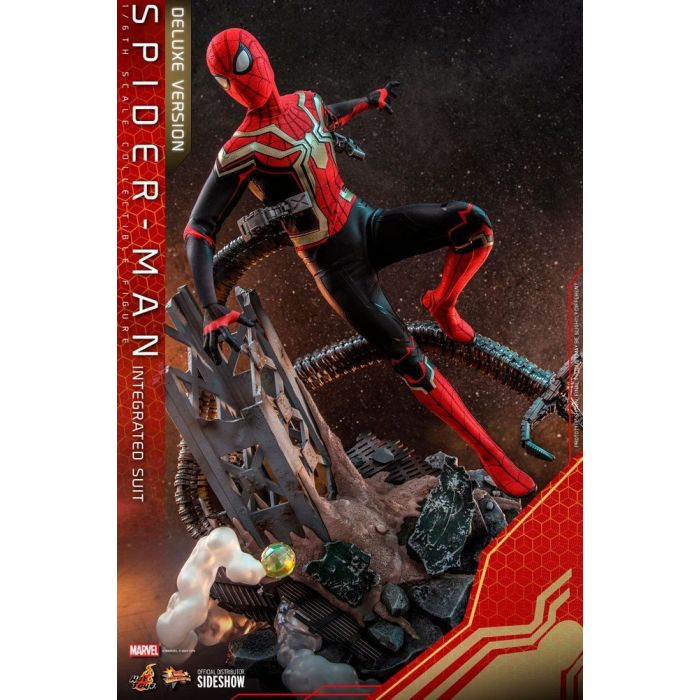 Spider-Man Integrated Suit 1:6 Scale Deluxe Figure - Hot Toys - Spider-Man No Way Home