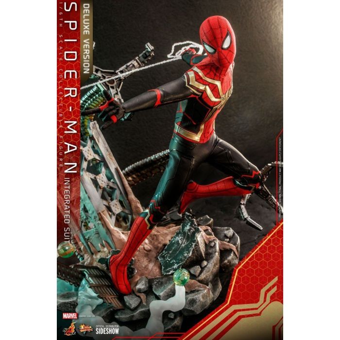 Spider-Man Integrated Suit 1:6 Scale Deluxe Figure - Hot Toys - Spider-Man No Way Home