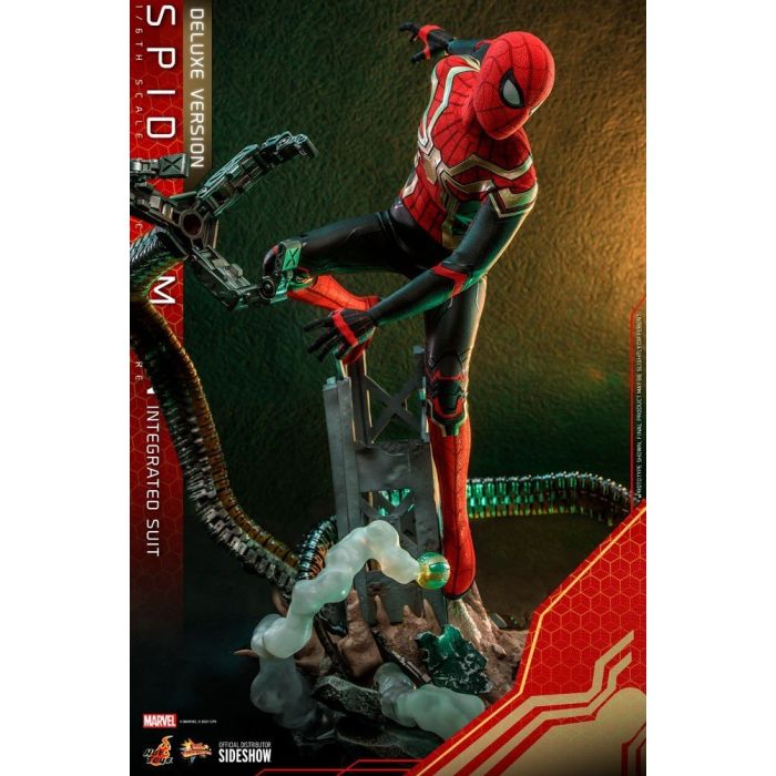 Spider-Man Integrated Suit 1:6 Scale Deluxe Figure - Hot Toys - Spider-Man No Way Home