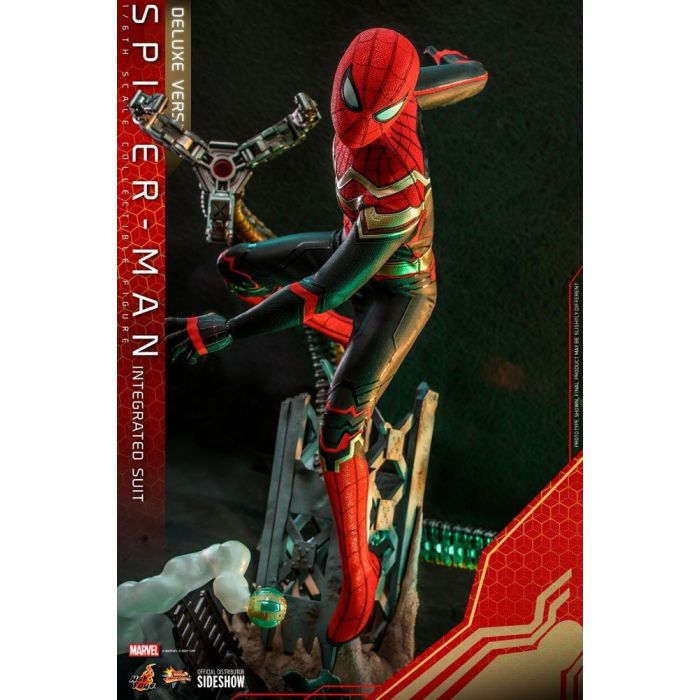 Spider-Man Integrated Suit 1:6 Scale Deluxe Figure - Hot Toys - Spider-Man No Way Home