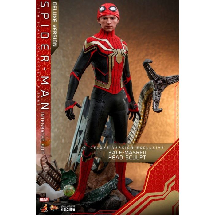 Spider-Man Integrated Suit 1:6 Scale Deluxe Figure - Hot Toys - Spider-Man No Way Home