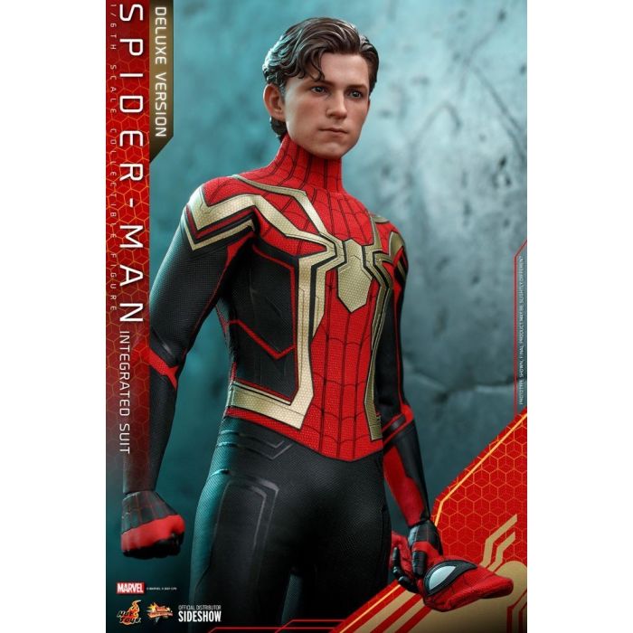 Spider-Man Integrated Suit 1:6 Scale Deluxe Figure - Hot Toys - Spider-Man No Way Home