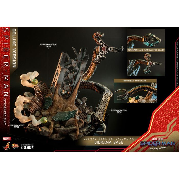Spider-Man Integrated Suit 1:6 Scale Deluxe Figure - Hot Toys - Spider-Man No Way Home