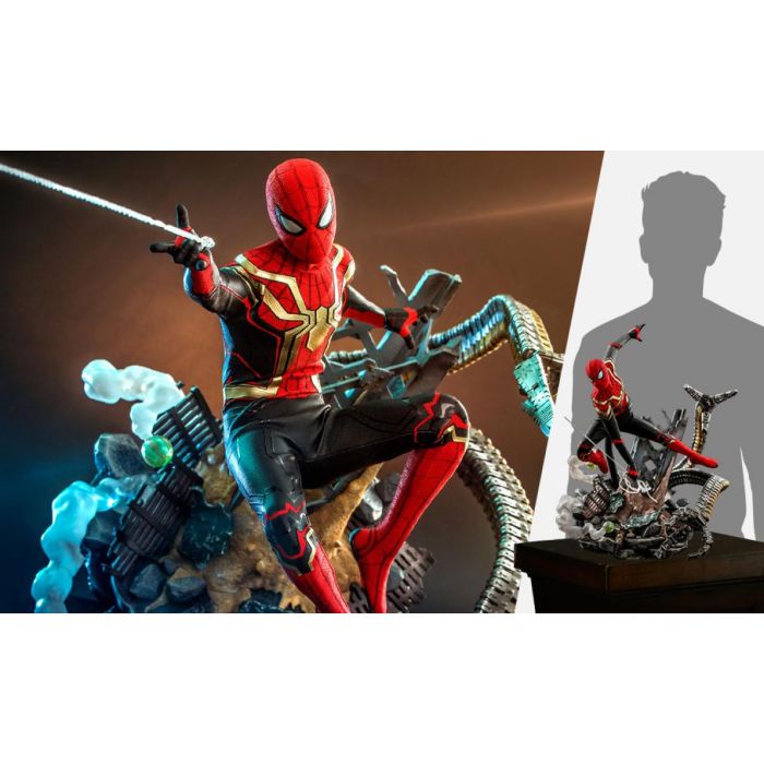 Spider-Man Integrated Suit 1:6 Scale Deluxe Figure - Hot Toys - Spider-Man No Way Home