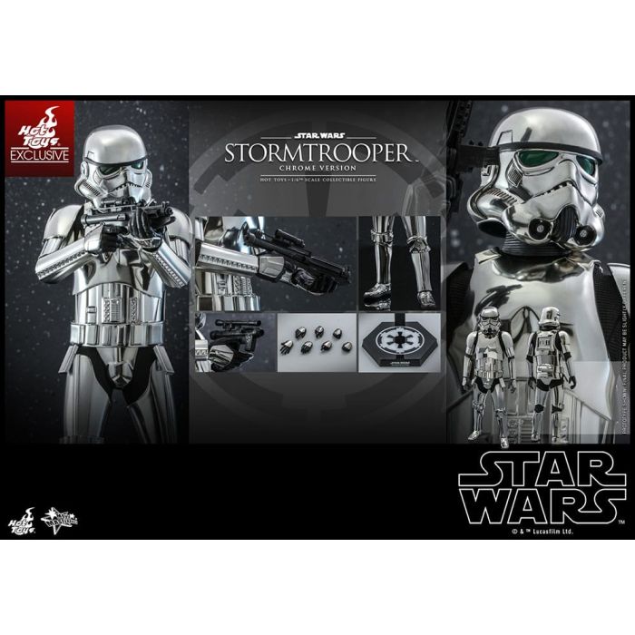 Stormtrooper Chrome Version 1:6 Scale Figure - Hot Toys - Star Wars