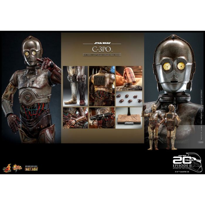 C-3PO 1:6 Scale Figure - Hot Toys - Star Wars: Attack of the Clones