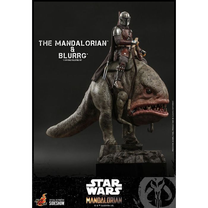 Mandalorian & Blurrg 1:6 Scale Figure - Hot Toys - The Mandalorian