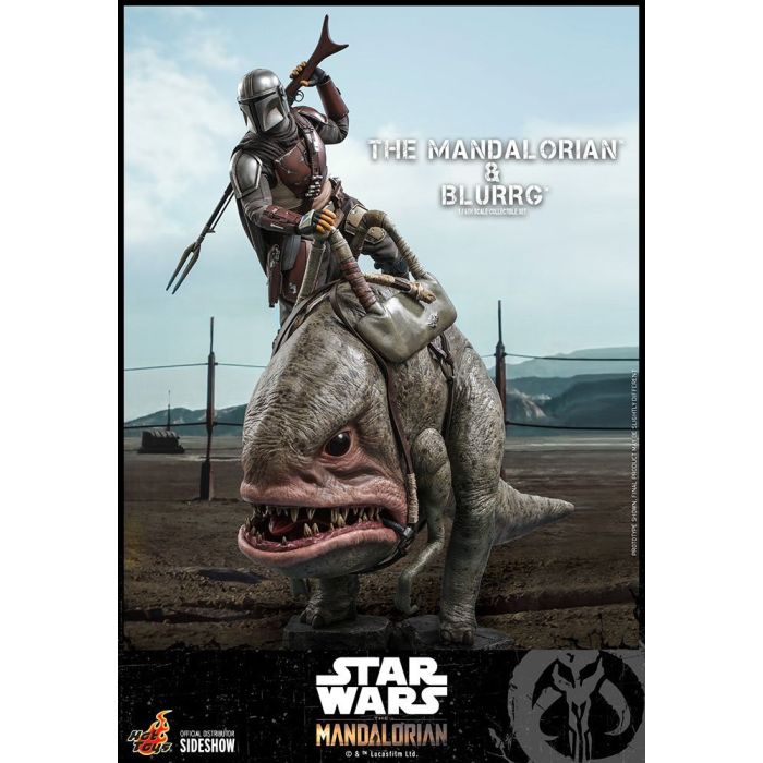 Mandalorian & Blurrg 1:6 Scale Figure - Hot Toys - The Mandalorian