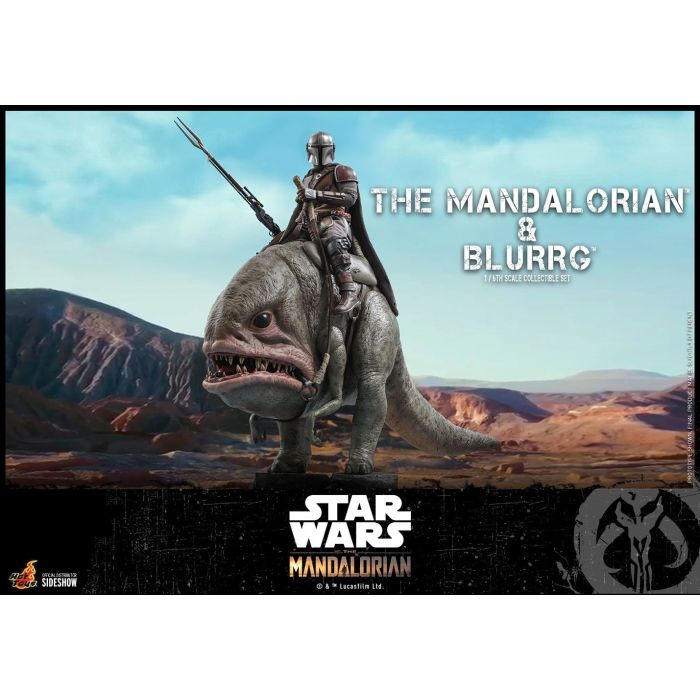 Mandalorian & Blurrg 1:6 Scale Figure - Hot Toys - The Mandalorian