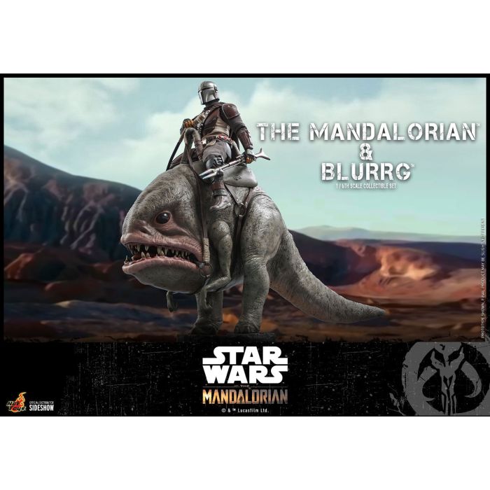 Mandalorian & Blurrg 1:6 Scale Figure - Hot Toys - The Mandalorian