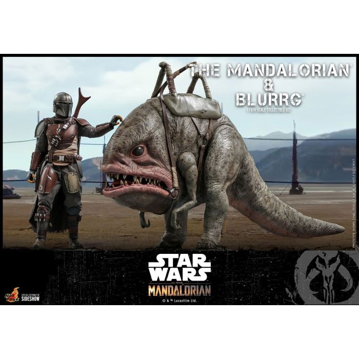 Mandalorian & Blurrg 1:6 Scale Figure - Hot Toys - The Mandalorian