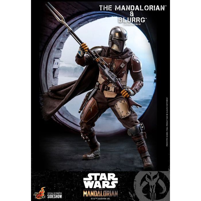 Mandalorian & Blurrg 1:6 Scale Figure - Hot Toys - The Mandalorian