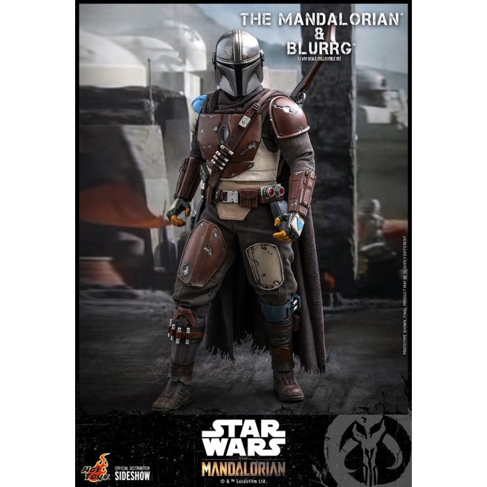 Mandalorian & Blurrg 1:6 Scale Figure - Hot Toys - The Mandalorian
