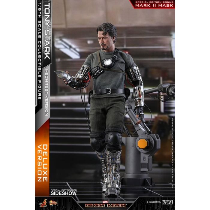 Tony Stark Mech Test Version 1:6 scale Deluxe Figure - Iron Man - Hot Toys