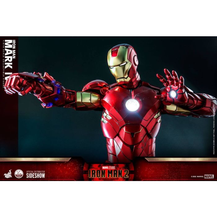 Iron Man Mark IV 1:4 Scale Figure - Hot Toys - Iron Man 2