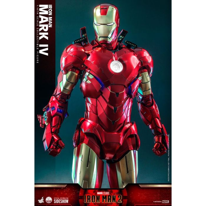Iron Man Mark IV 1:4 Scale Figure - Hot Toys - Iron Man 2