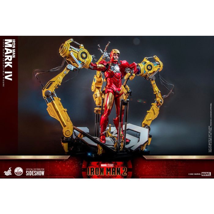 Iron Man Mark IV 1:4 Scale Figure - Hot Toys - Iron Man 2