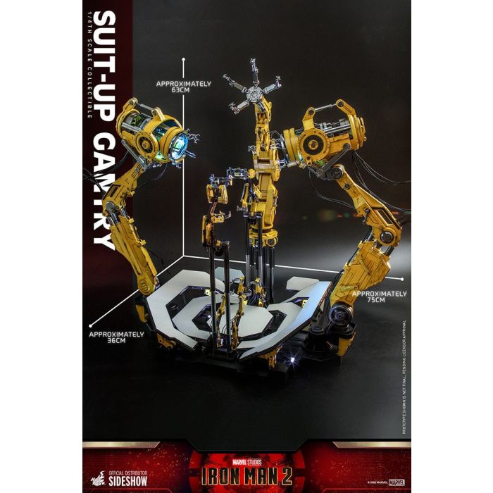 Iron Man Suit-Up Gantry Accessory Set - Hot Toys - Iron Man 2