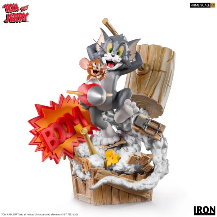 Tom & Jerry Prime Scale Statue - Iron Studios - Tom and Jerry