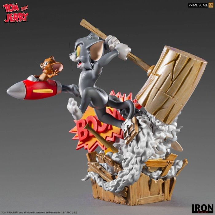 Tom & Jerry Prime Scale Statue - Iron Studios - Tom and Jerry