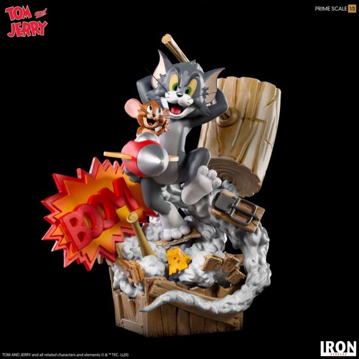 Tom & Jerry Prime Scale Statue - Iron Studios - Tom and Jerry