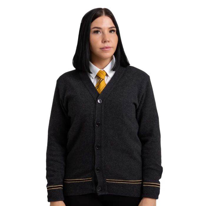 Hufflepuff V-Neck Cardigan - Lochaven - Harry Potter