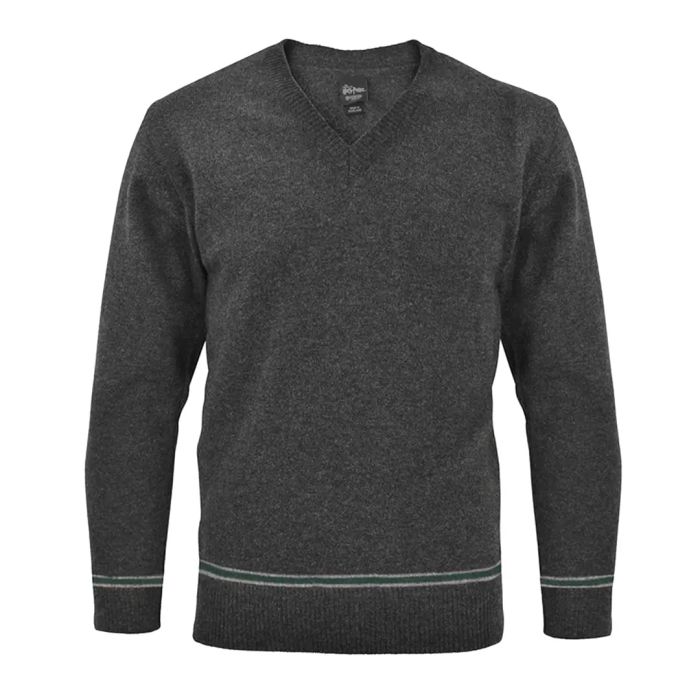 Slytherin V-Neck Sweater - Lochaven - Harry Potter