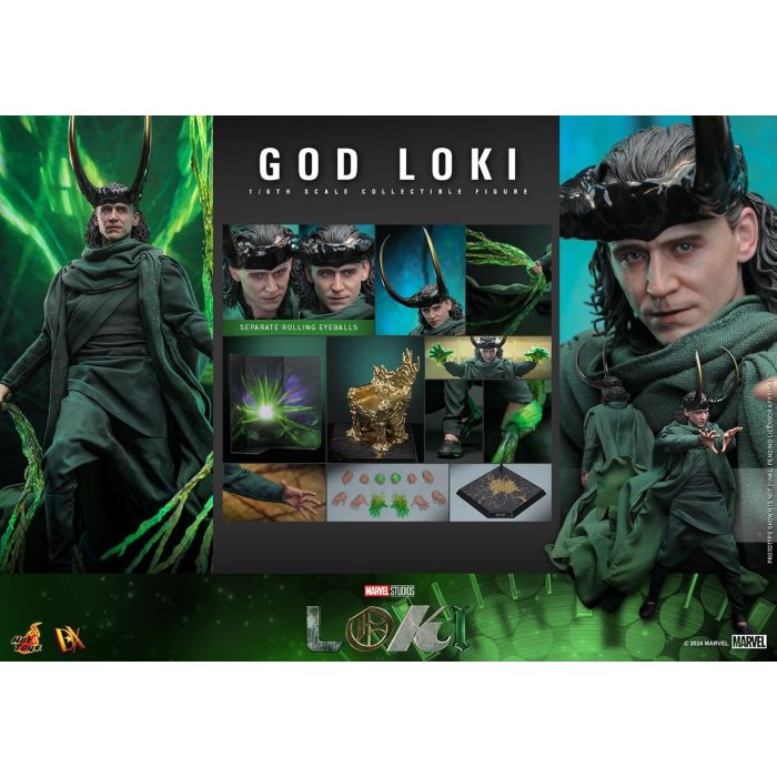 God Loki 1:6 Scale Figure - Hot Toys - Loki Season 2