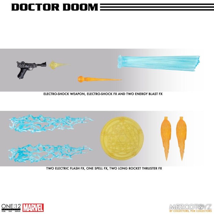 Doctor Doom Action Figure - Mezco Toys - Marvel
