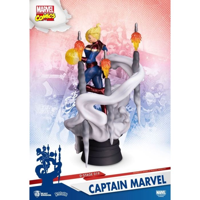 Marvel D-Select: Captain Marvel Diorama