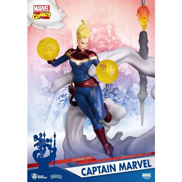 Marvel D-Select: Captain Marvel Diorama