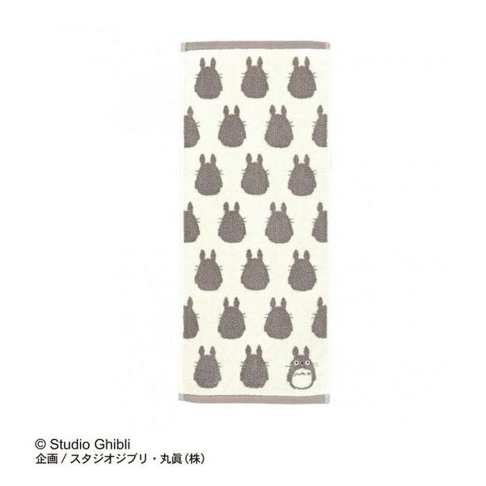 My Neighbor Totoro - Grey Totoro Silhouette Towel 33x80cm - Marushin