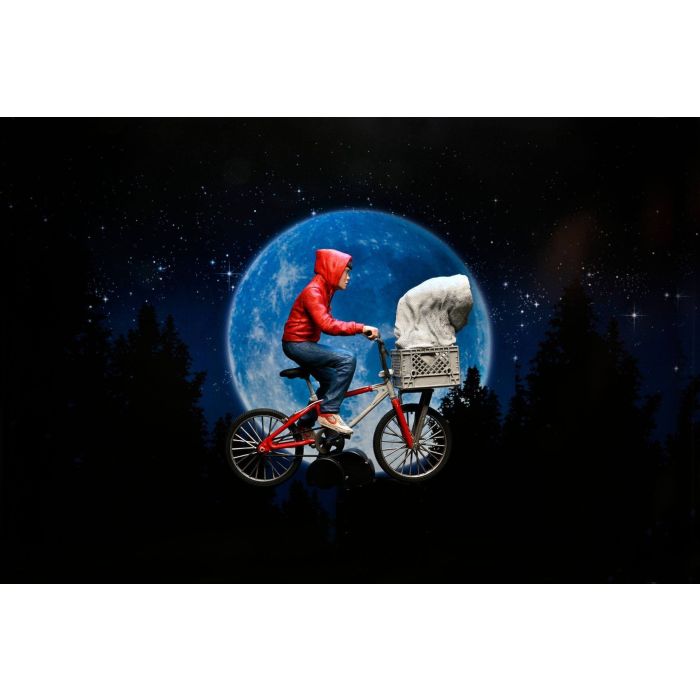 E.T. the Extra-Terrestrial - Elliott & E.T. on Bicycle Action Figure