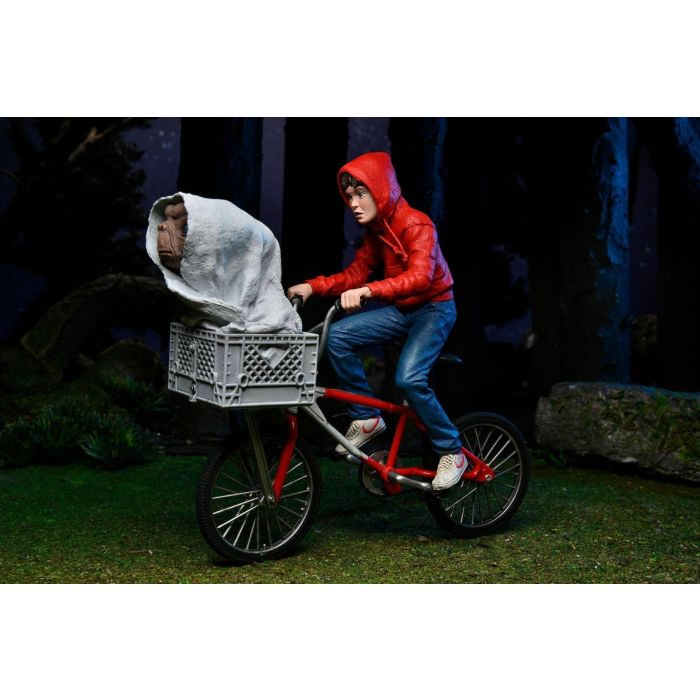 E.T. the Extra-Terrestrial - Elliott & E.T. on Bicycle Action Figure