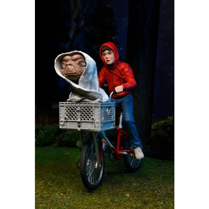 E.T. the Extra-Terrestrial - Elliott & E.T. on Bicycle Action Figure