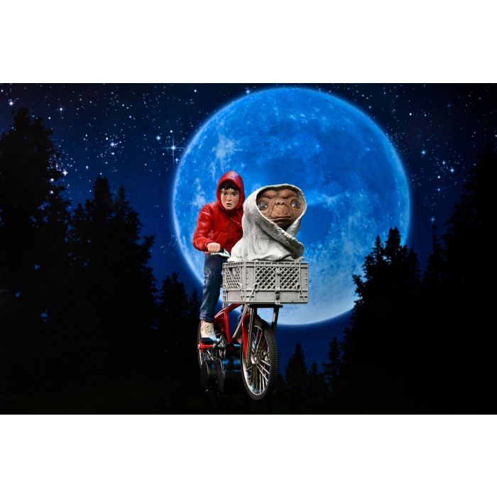 E.T. the Extra-Terrestrial - Elliott & E.T. on Bicycle Action Figure