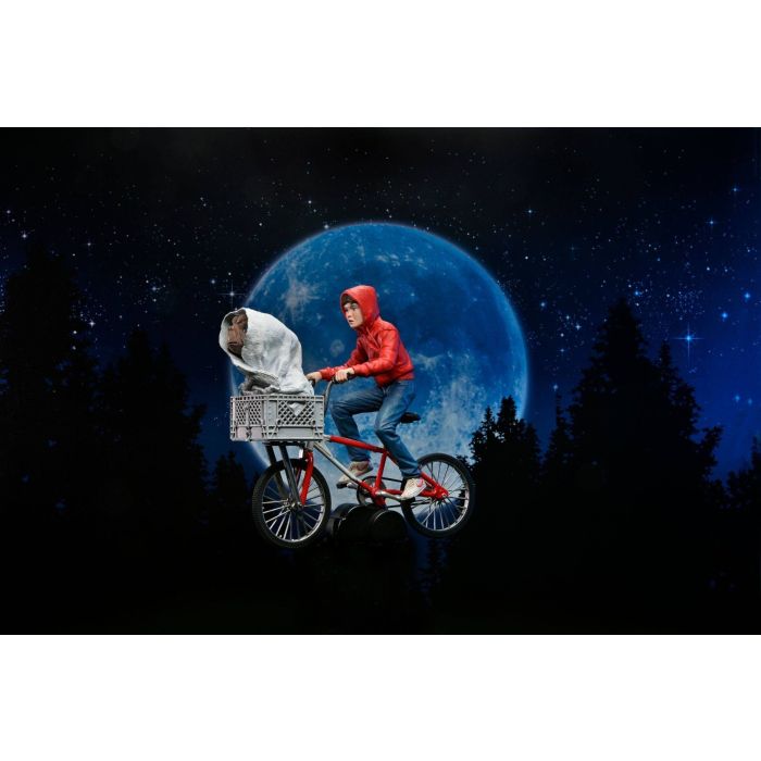 E.T. the Extra-Terrestrial - Elliott & E.T. on Bicycle Action Figure