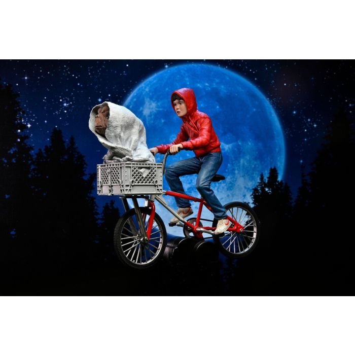 E.T. the Extra-Terrestrial - Elliott & E.T. on Bicycle Action Figure