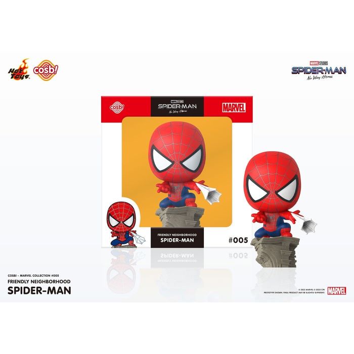 Friendly Neighborhood Spider-Man Cosbi Mini Figure - Hot Toys - Spider-Man: No Way Home