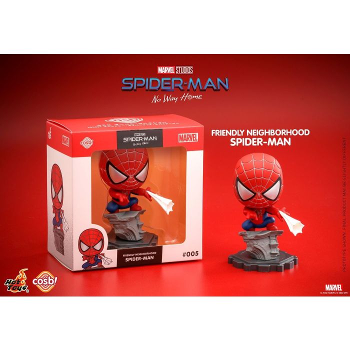 Friendly Neighborhood Spider-Man Cosbi Mini Figure - Hot Toys - Spider-Man: No Way Home