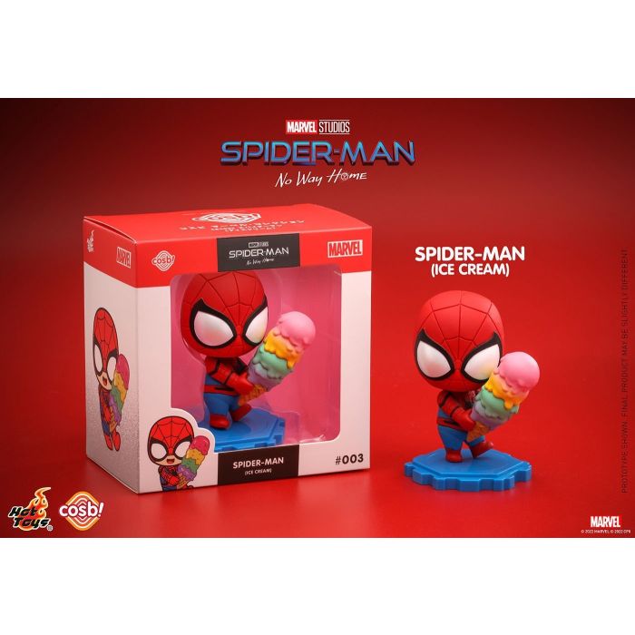 Spider-Man (Ice Cream) Cosbi Mini Figure - Hot Toys - Spider-Man: No Way Home