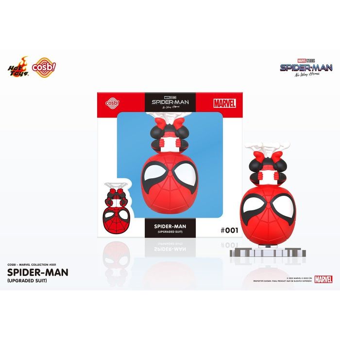 Spider-Man (Upgraded Suit) Cosbi Mini Figure - Hot Toys - Spider-Man: No Way Home