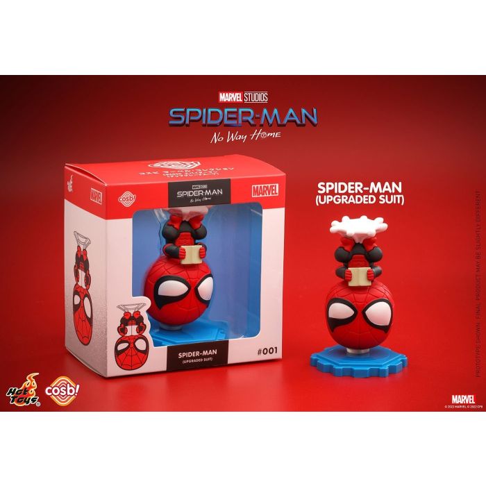 Spider-Man (Upgraded Suit) Cosbi Mini Figure - Hot Toys - Spider-Man: No Way Home
